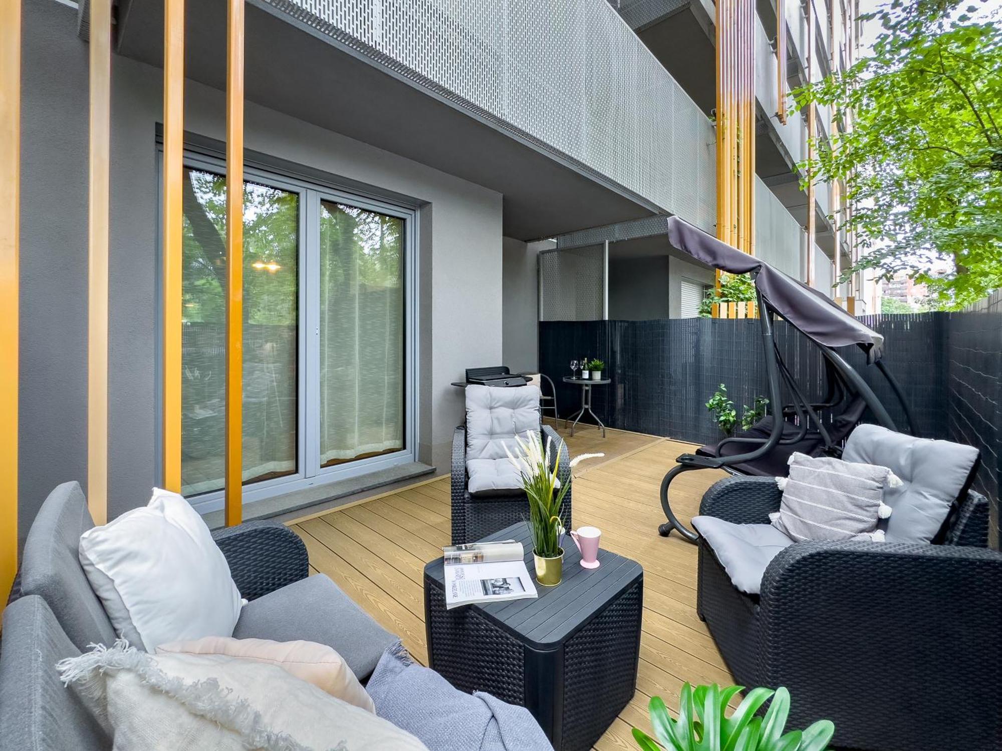 Apartament Z Duzym Tarasem W Centrum Krakowa Exterior foto